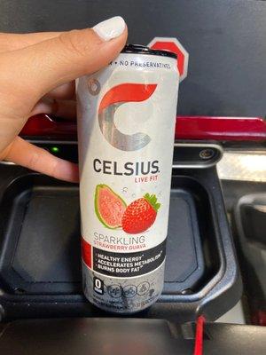 Celsius Strawberry Guava energy drink