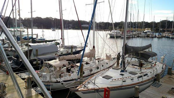 A shot of their ASA 104 boat.