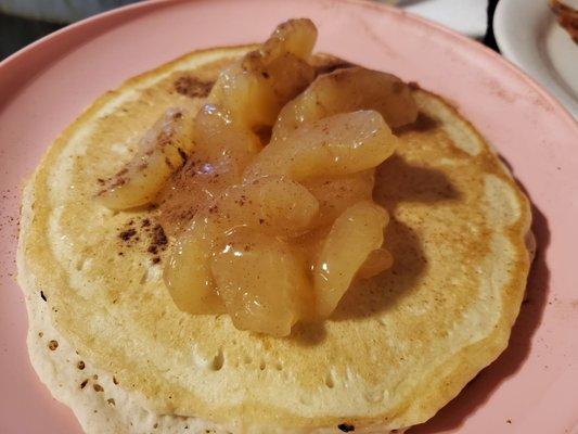 Pancake with Fried Apples - Delicious!