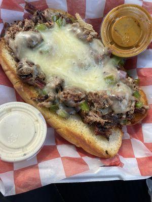 The brisket Philly.