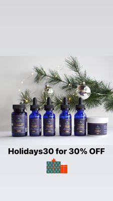 use code Holidays30 at check out