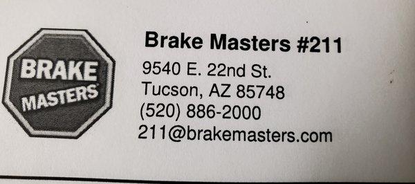 Brake Masters