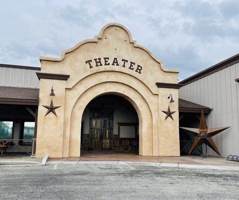 Front of theatre