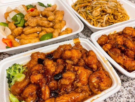 CH1. Sweet & Sour Chicken, PF5. Chicken Lo Mein, and CH3. General Tso' Chicken - you're missing out if you haven't had it