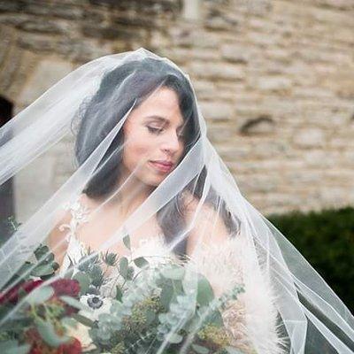 Fall boho greenery classic bridal bouquet