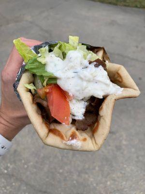 Traditional Gyro Wrap with 1 Side