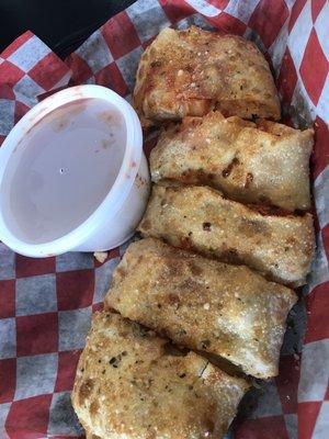 Chicken Parmesan calzone