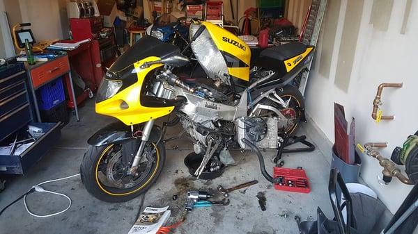 GSX-R750 Without motor