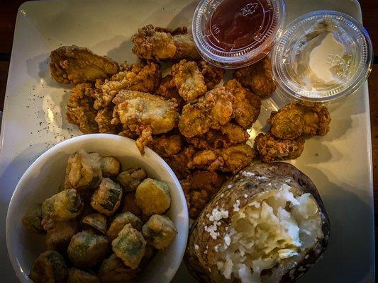 Fried oysters to die for...... A+++++