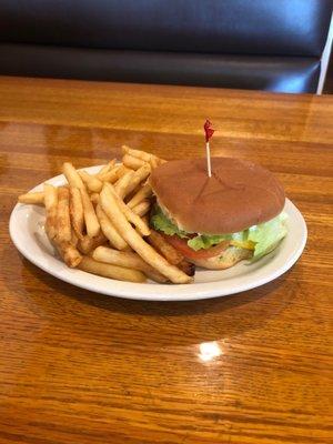 3/4 pound cheese burger