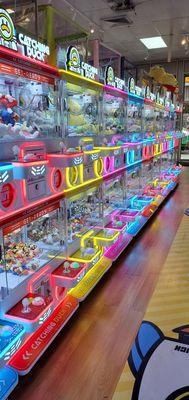 Mostly keychain claw machines!