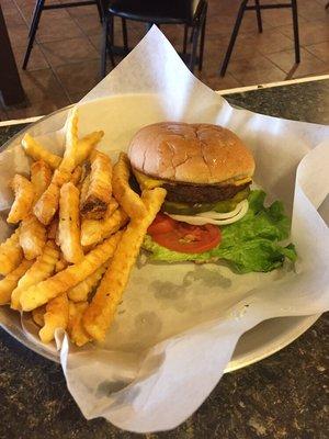 Our Friday Special...Burger, Fries and Drink for $7