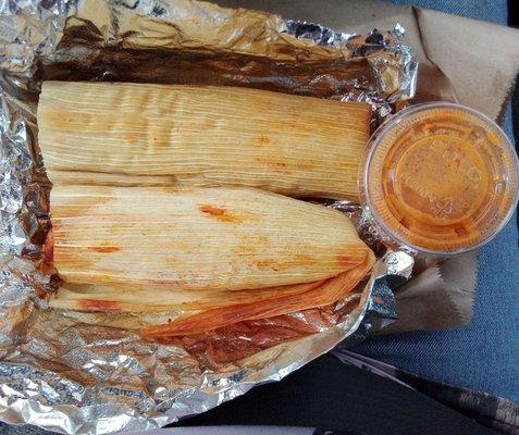 Rojo Tamales. So delicious!!!