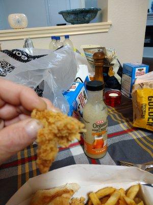 So called chicken tenders.