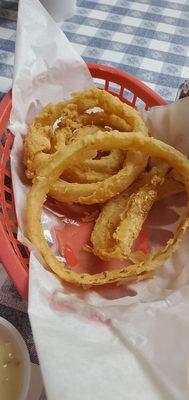 Onion rings....although we had already eaten a few.