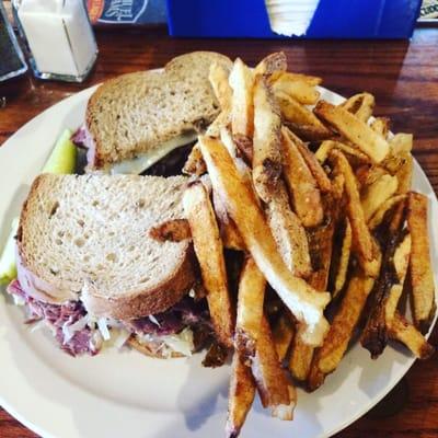 Reuben with fries