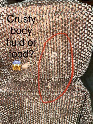 Crusty body fluids?