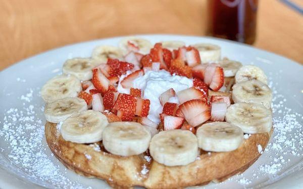 Strawberry & Banana Waffle