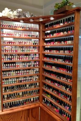 300 Nail Polishes...OPI, Essie...etc.