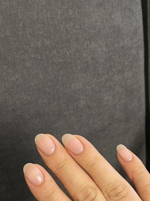 natural gel Manicure