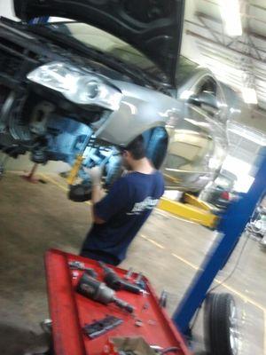 vw brakes and suspension work