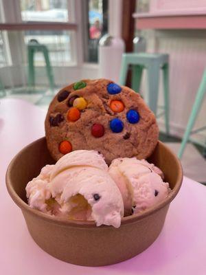 M&M Cookie & Cannoli Ice Cream