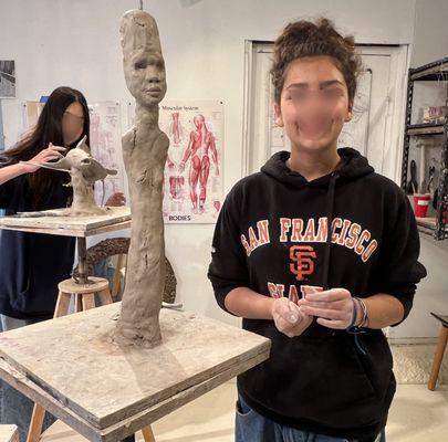 Children's Sculpture Classes on Saturday's from 11 - 1:00. Please visit my website for more info, photos and testimonials.