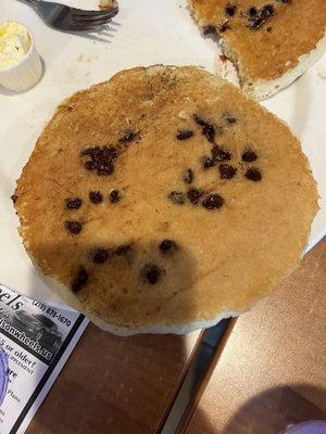 3 Chocolate Chip Pancakes