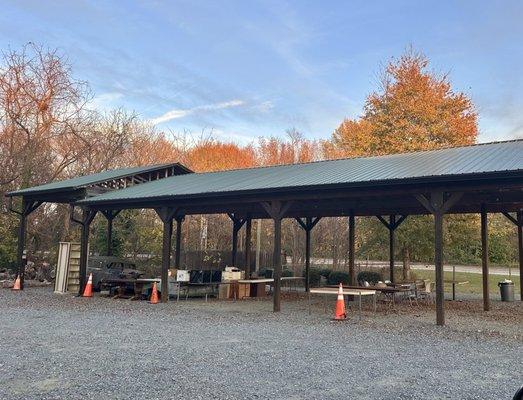 Outdoor eating area