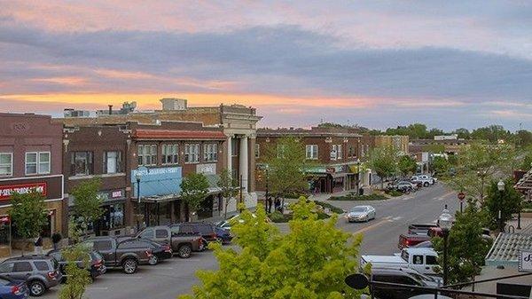 Downtown Brookings sunset, gorgeous..