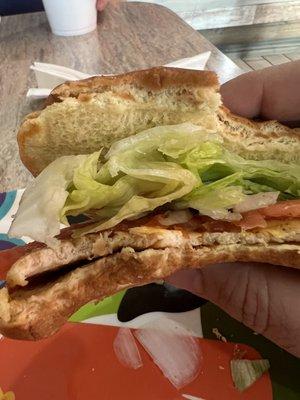 "Chicken" sandwich