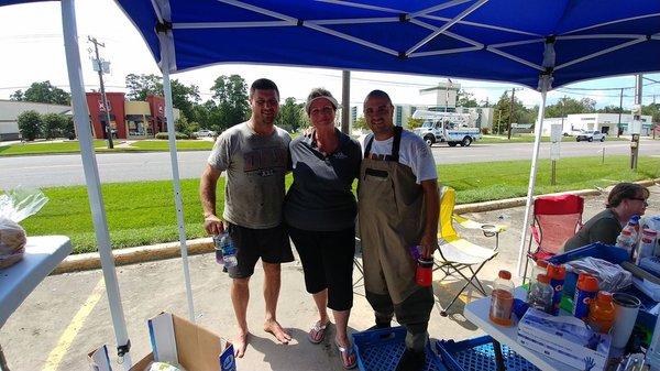 Helping Rescuers of Hurricane Harvey victims