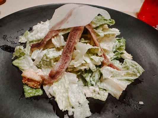 Insalata Romana alla Cesare with Anchovies