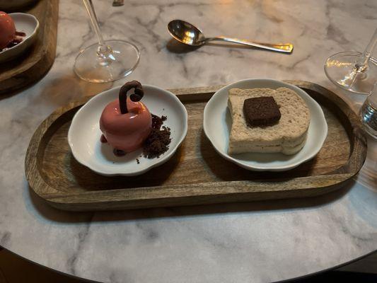 Left to Right: La Cereza, Pan con Chocolate