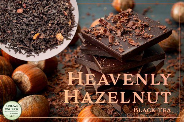 Micro-blended just for our shop. Fantastic blend of Ceylon tea with hazelnut, chocolate flavoring and sprinkled with mini chocolate chips.