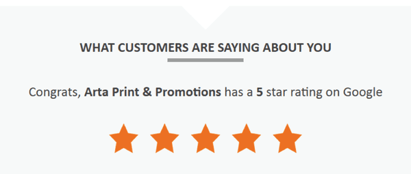 5 star rating, best printer, excellent printing services, local printer, high-quality printing, affordable printing serives