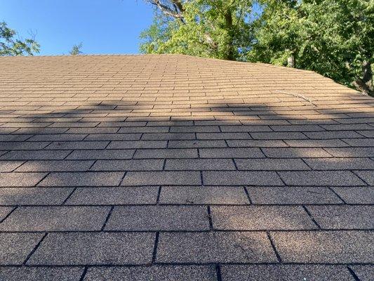 New shingle roof replacement