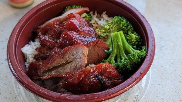 $5.90 bbq pork over rice bowl