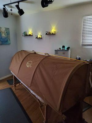 Indulge massage has got a new piece of equipment "The Steamy Wonder "