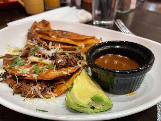 Birria taco plate