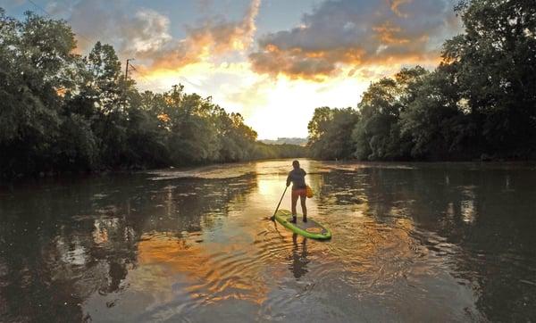 Appalachia's only sunrise standup paddle tour! Additional tours offered mid-morning and throughout the afternoon.