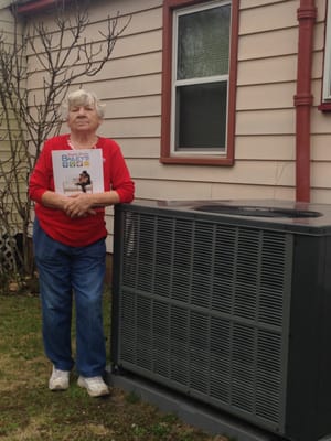 Mrs. Dunn New 14 seer heat Pump Package Unit.