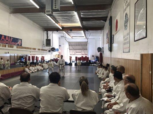 Belt test day!