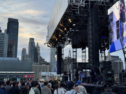 Stage and skyline