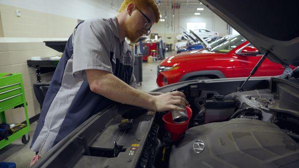 We have Hyundai Certified Technicians that work on your vehicle at all times.