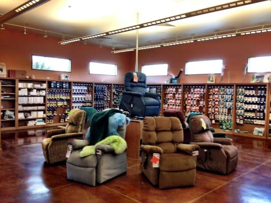 Our Lift Chair Showroom, the largest in Northern Arizona!