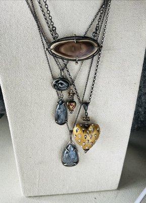 Unique necklaces by Diana Gaikazova