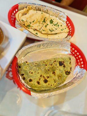 Garlic Naan & Avocado Parota