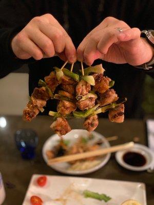 chicken skewers