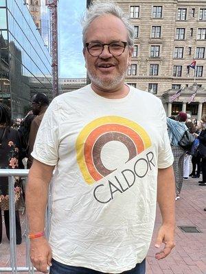 Caldor T-shirt-  a Defunct Department store that was popular in the 70's @ The Free Annual Donna Summer Disco Party in Boston 2022